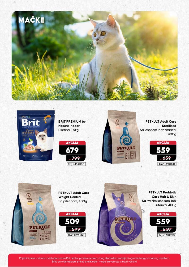 Pet centar akcijski katalog