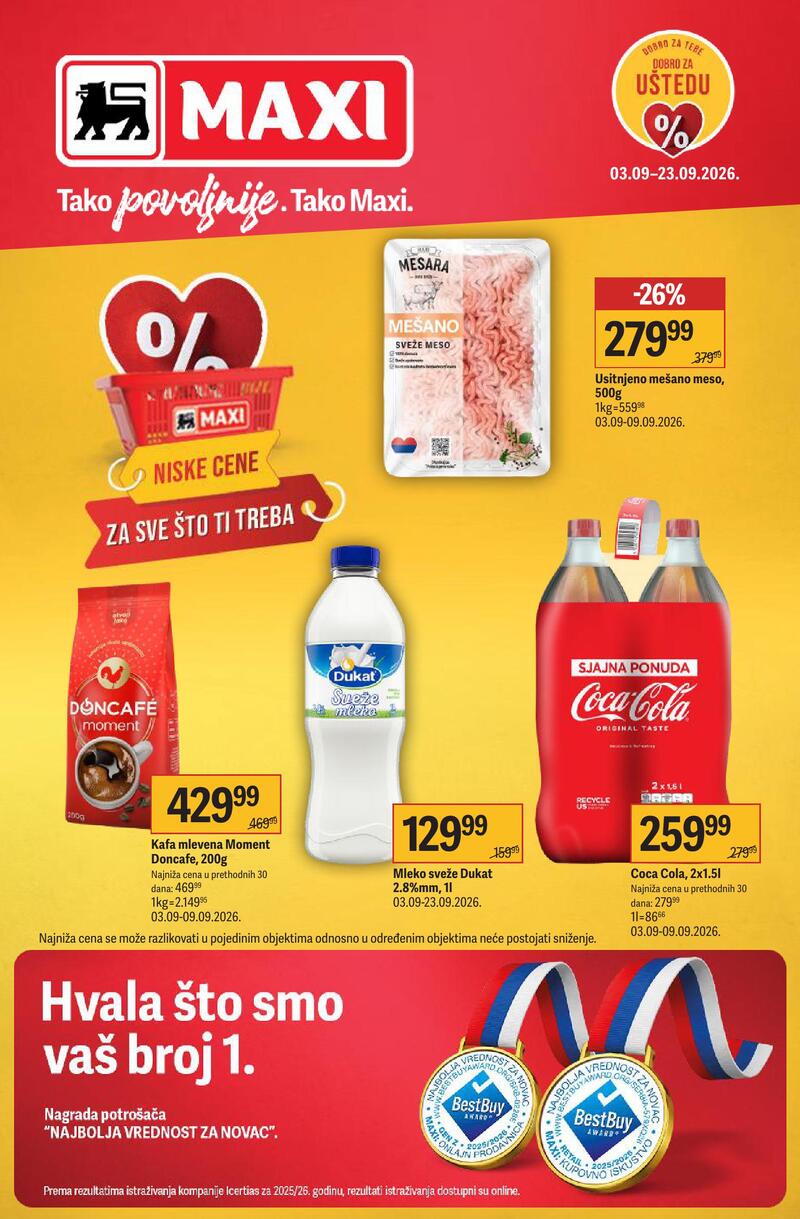 Maxi katalog akcija Katalog akcija