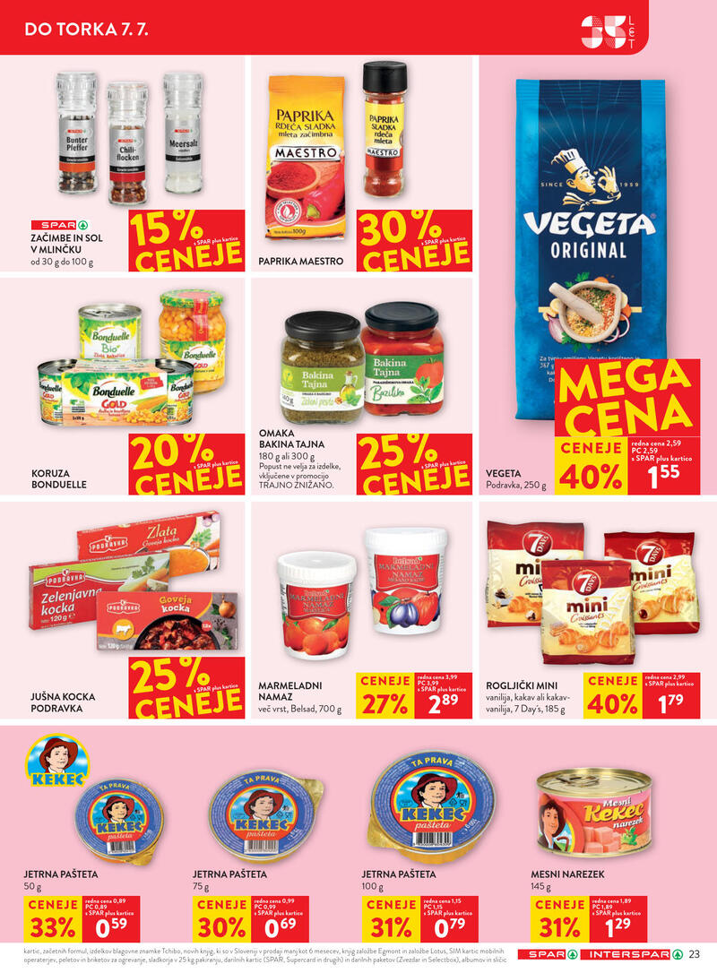 Spar redni katalog