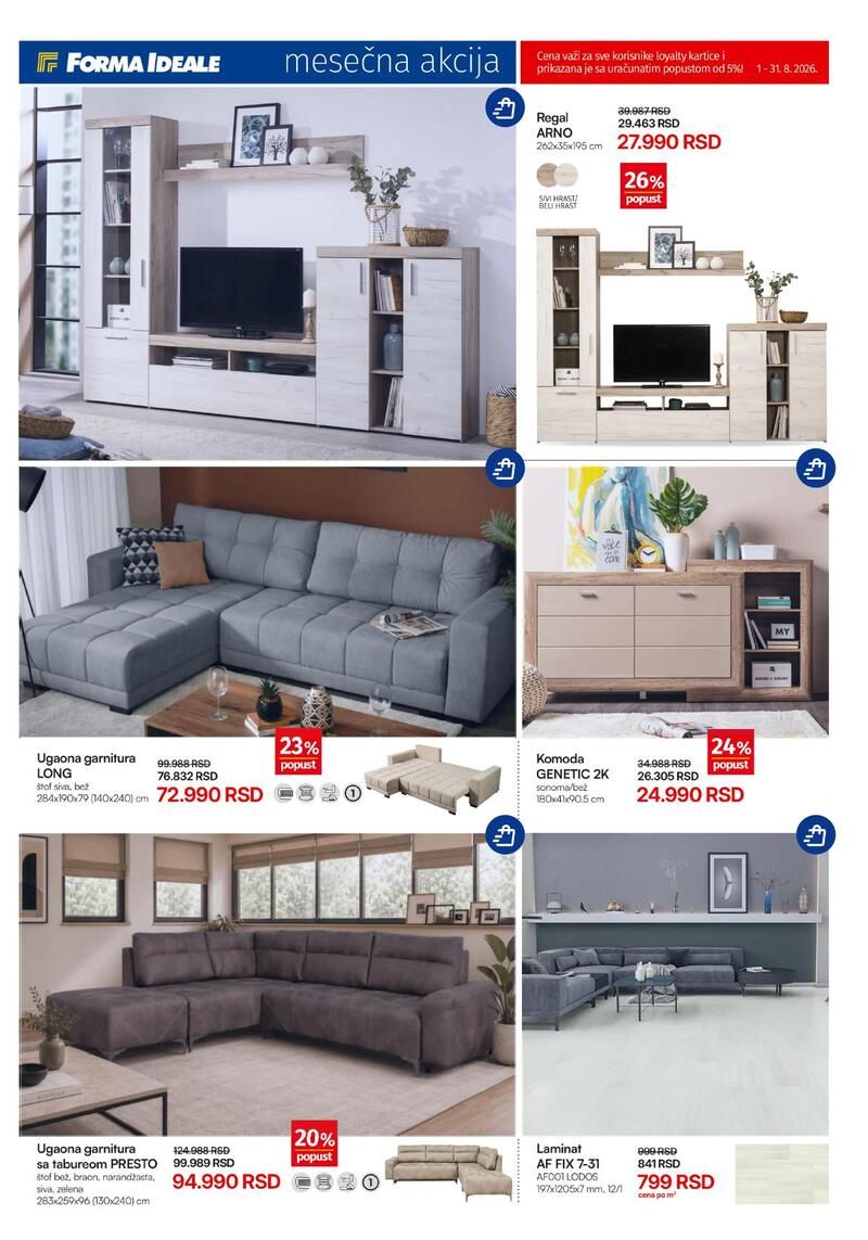 Forma Ideale katalog akcija