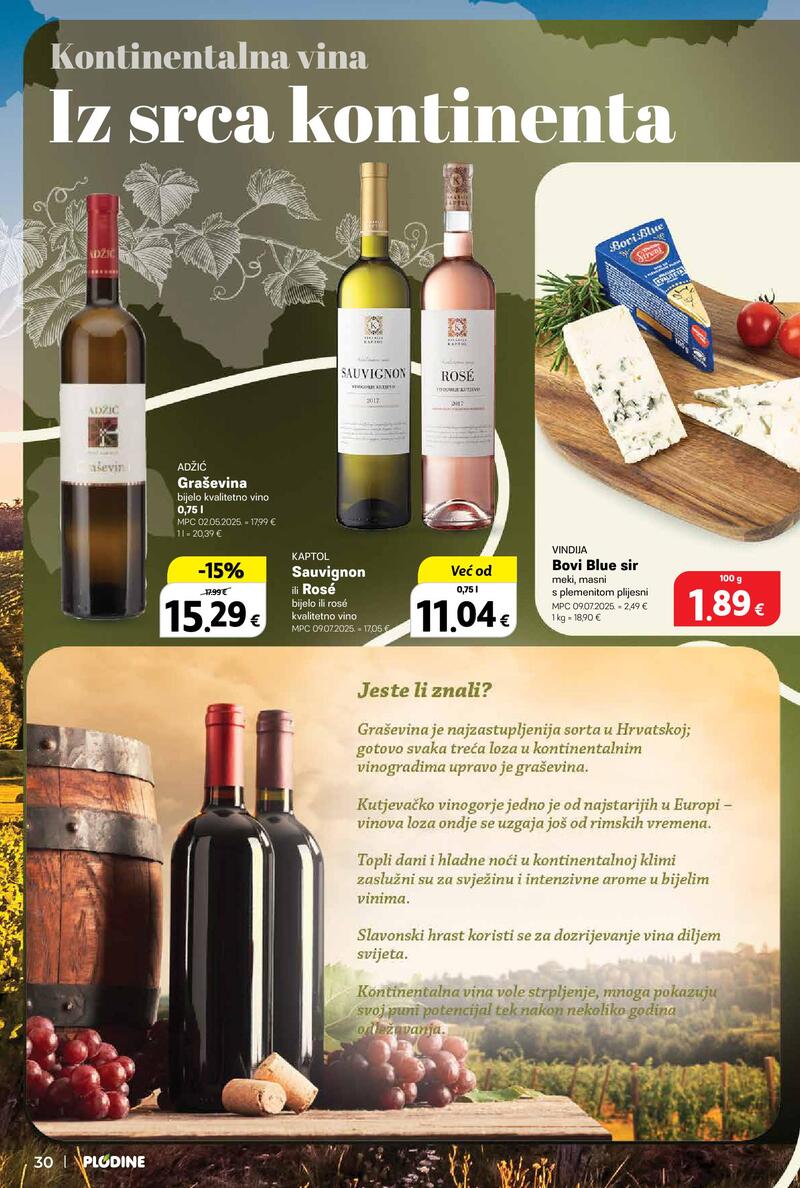 Plodine katalog vina i delicije