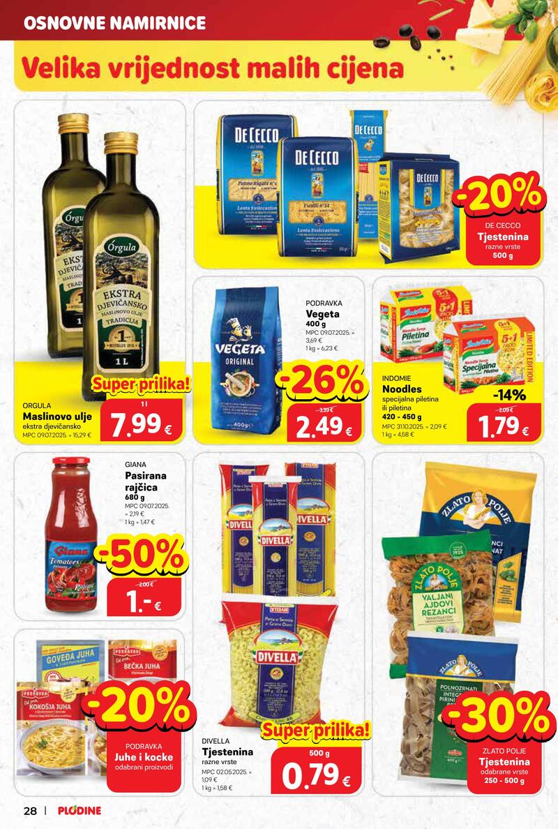 Plodine kataloška akcija