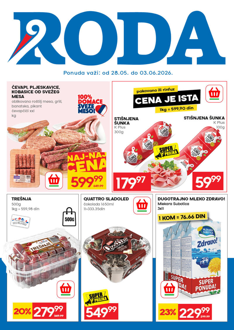 Roda katalog akcija Nedeljna ponuda