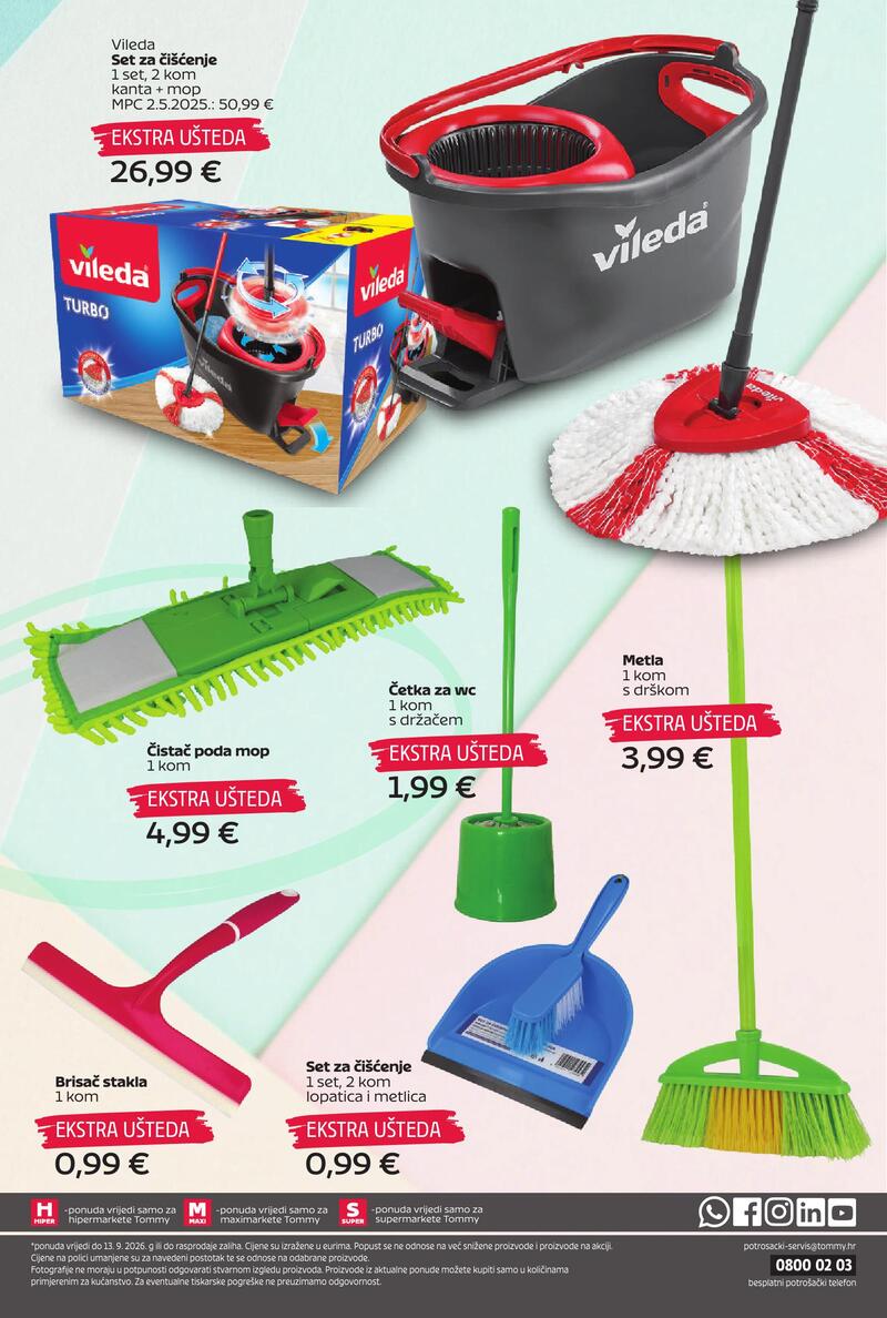 Tommy super ponuda za domaćinstvo