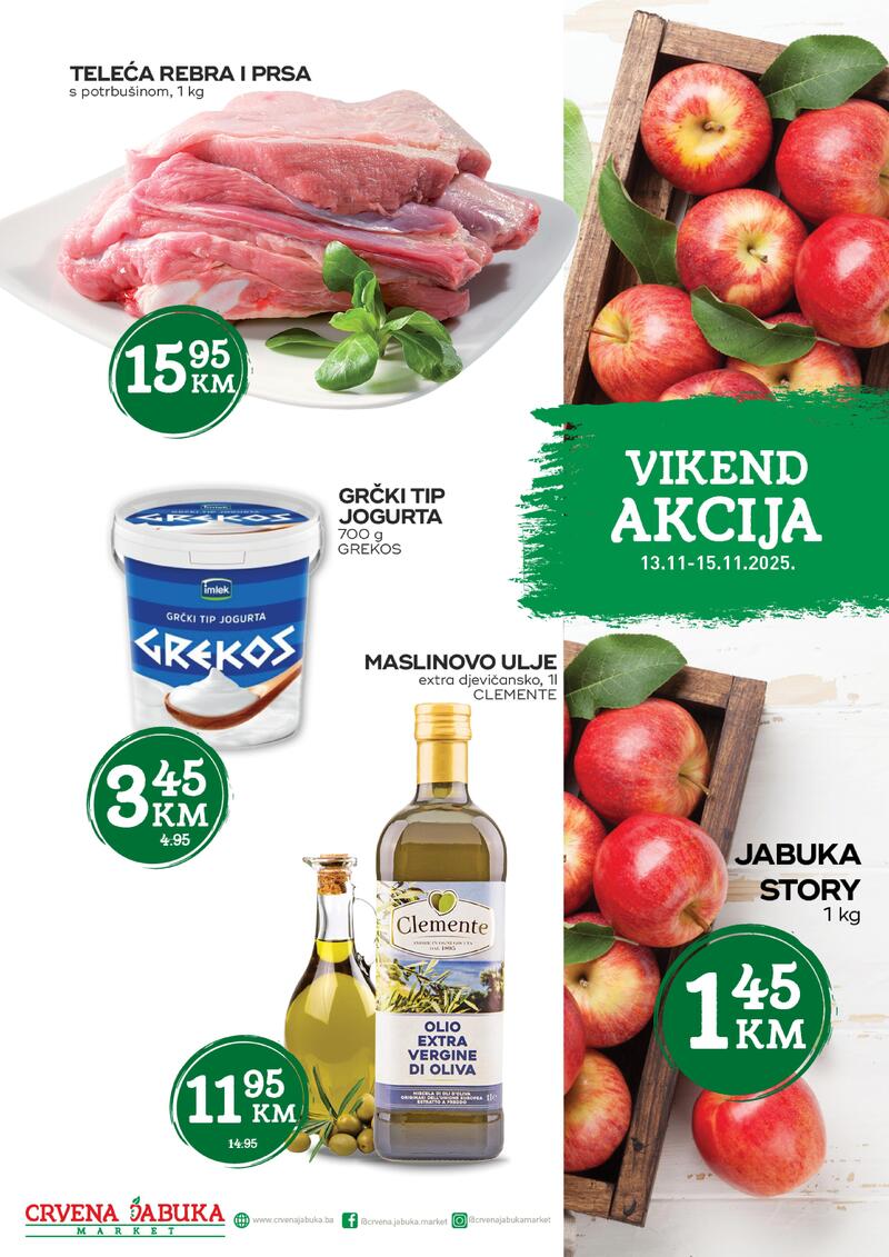 Crvena jabuka vikend akcija