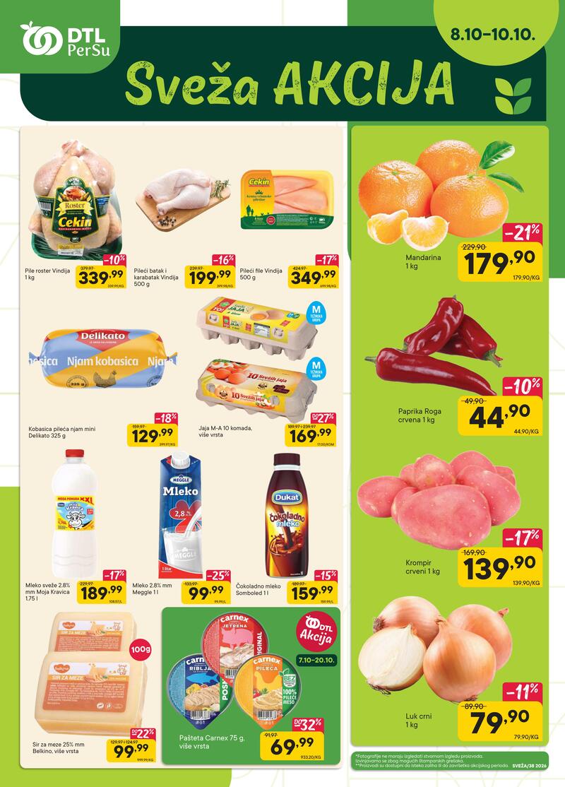 PerSu katalog akcija Sveža akcija