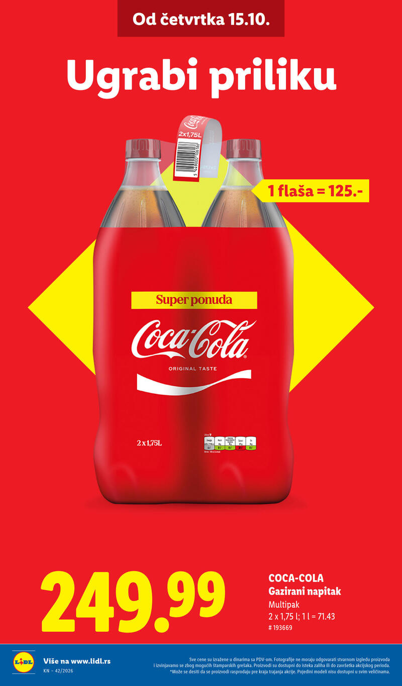 Lidl katalog - Nedeljna akcija