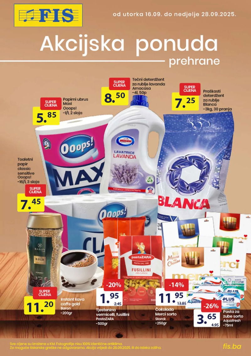 FIS prehrana i hemija