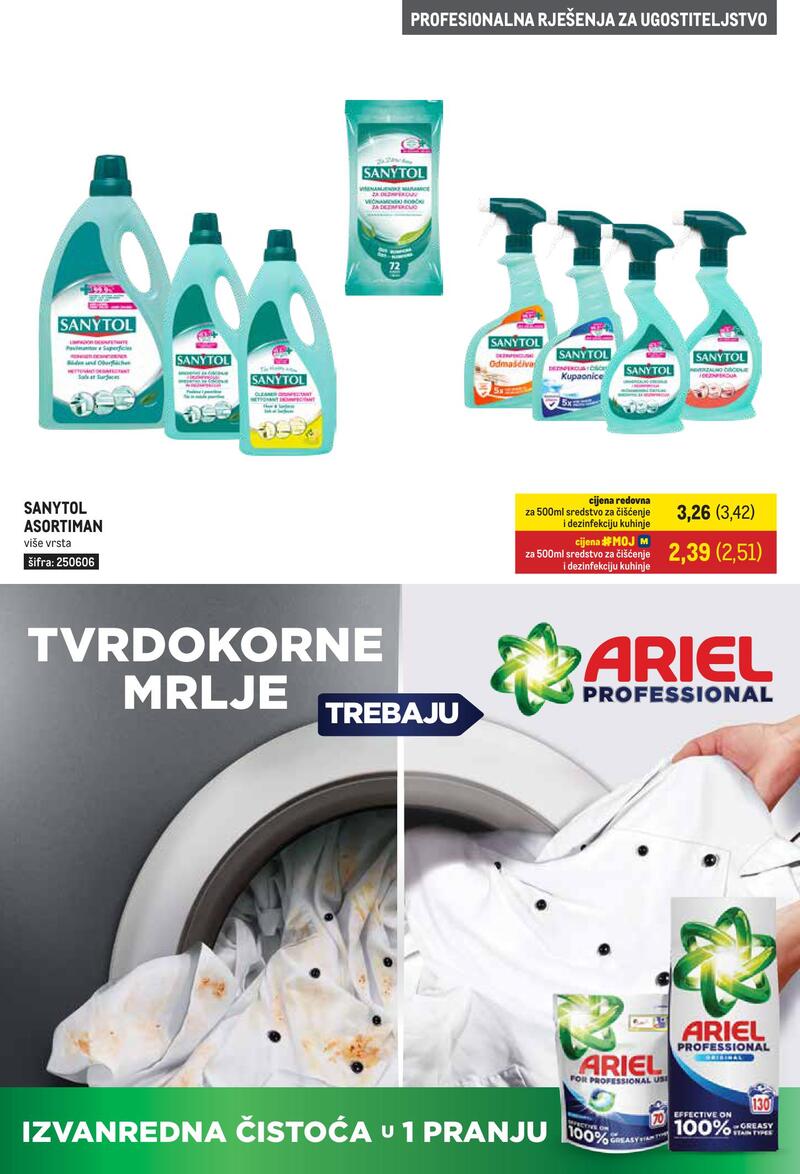 Metro gastro - ponuda proizvoda za ugostiteljstvo