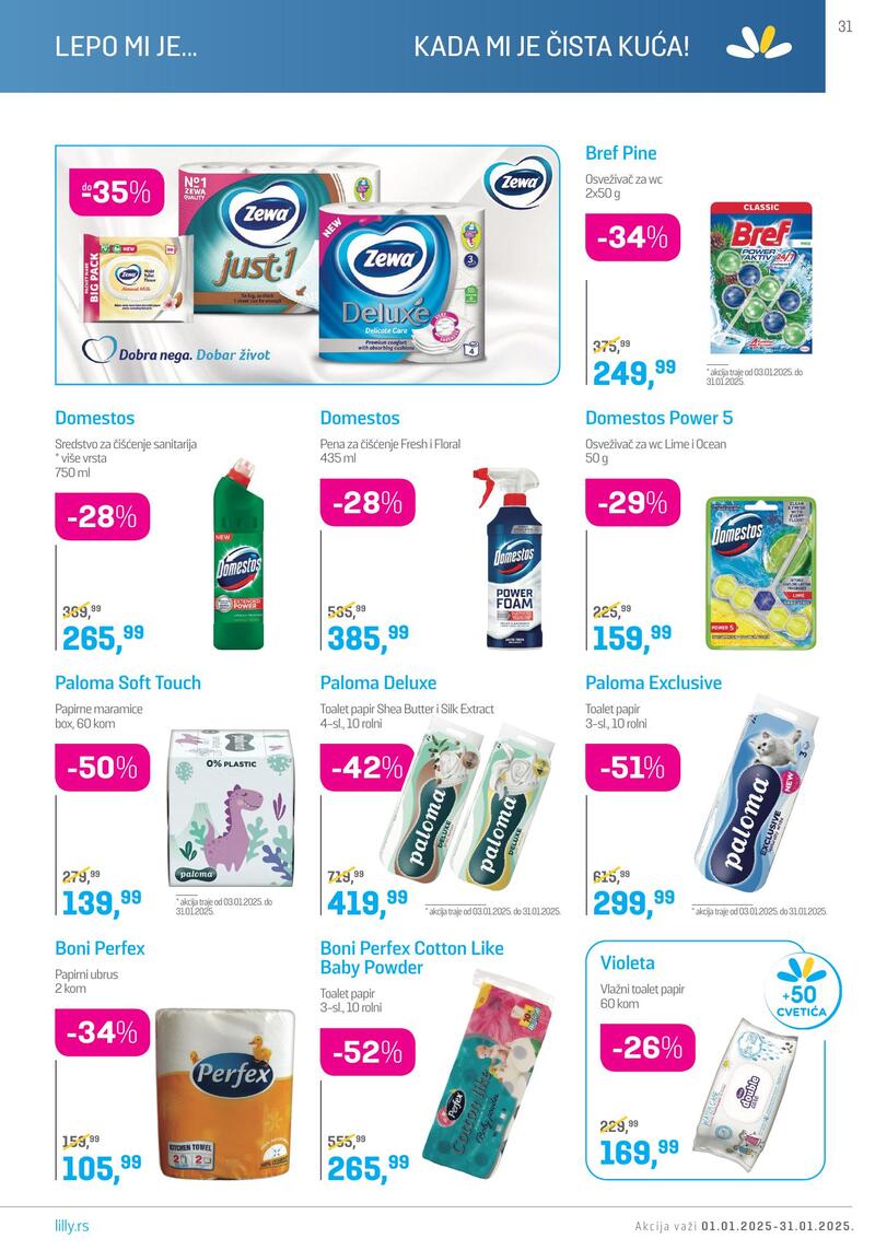 Lilly Drogerie katalog akcija