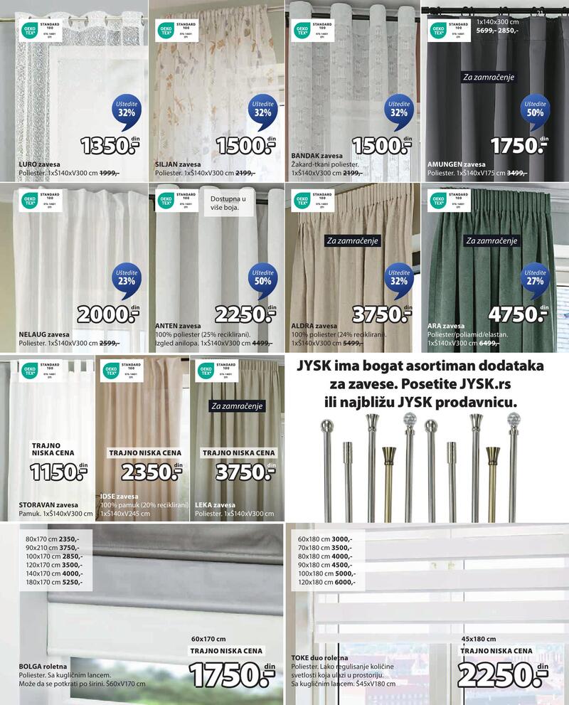 JYSK katalog nameštaj