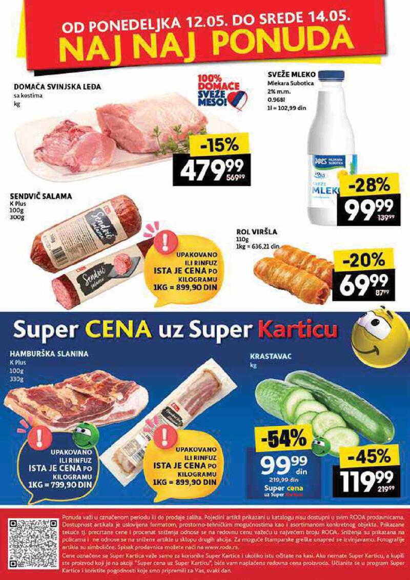 Roda katalog nedeljna akcija