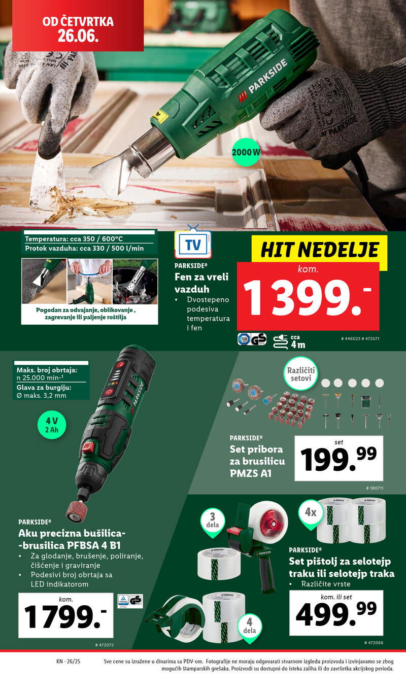 Lidl katalog akcija neprehrana