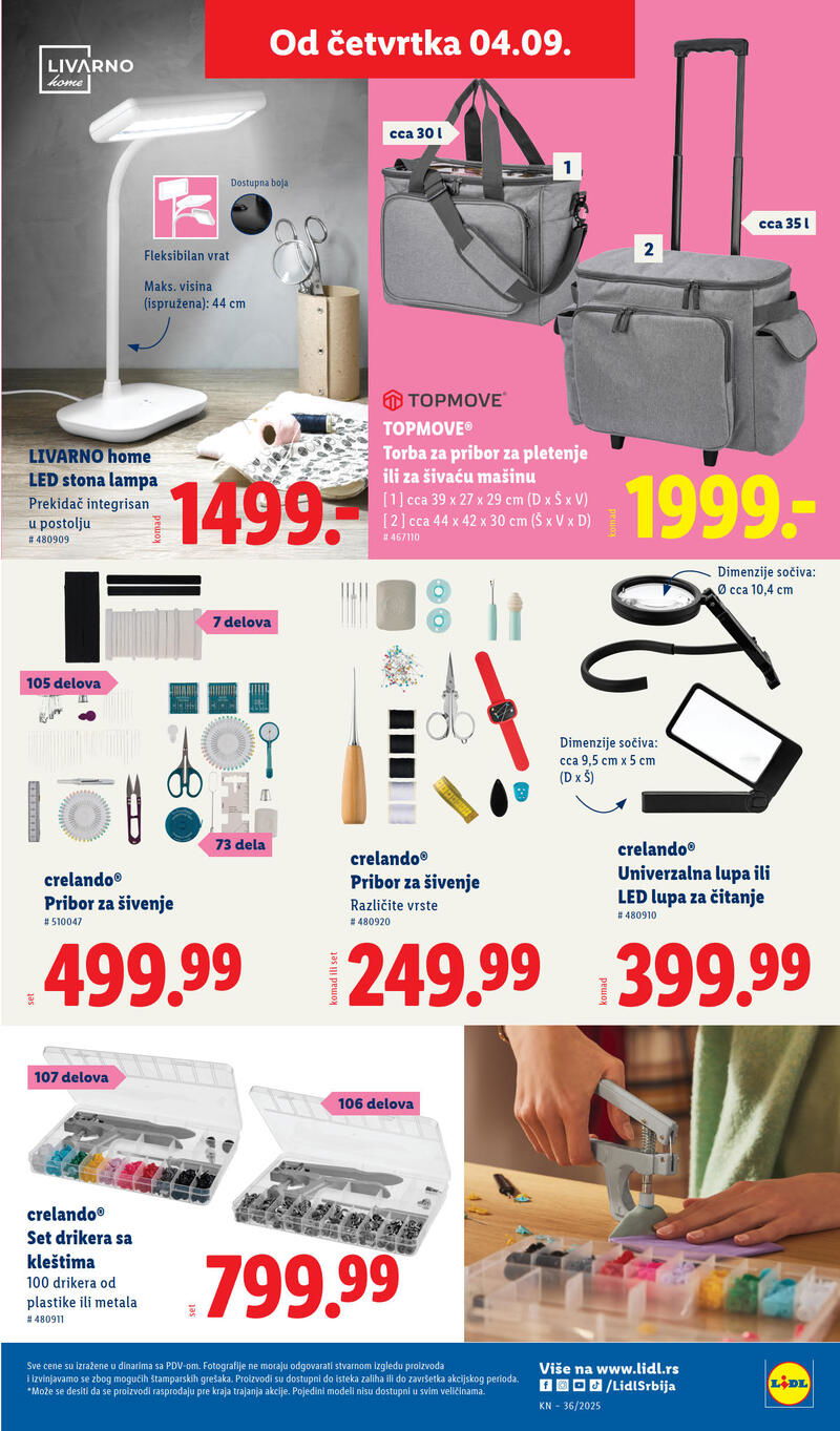 Lidl katalog akcija neprehrana