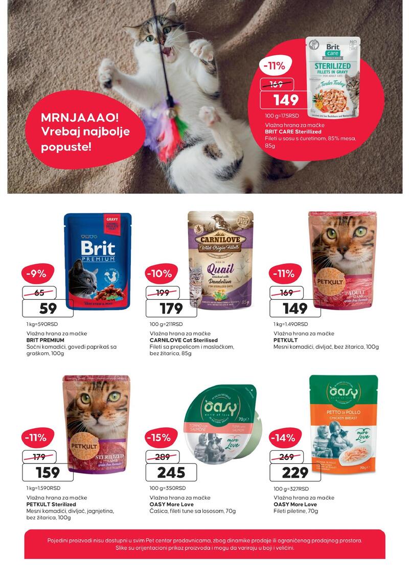 Pet centar akcijski katalog
