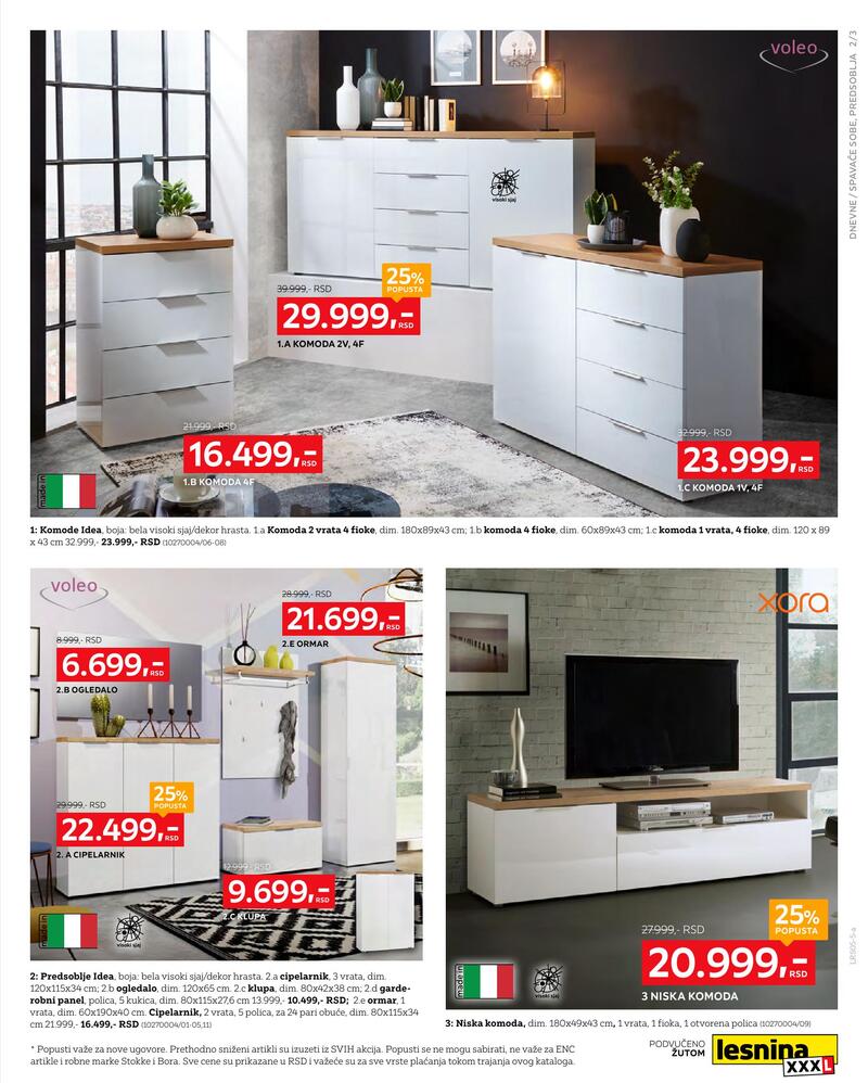 Lesnina XXXL katalog akcija