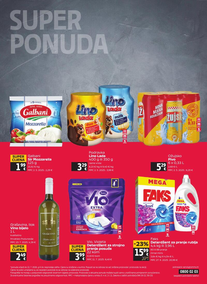 Tommy akcijski katalog