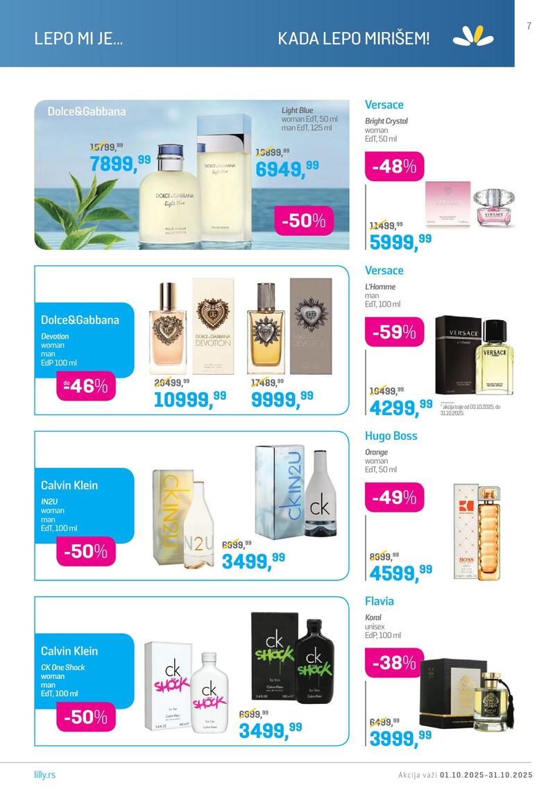 Lilly Drogerie katalog akcija