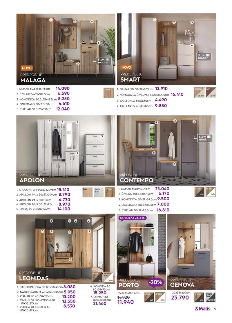 Matis nameštaj katalog akcija