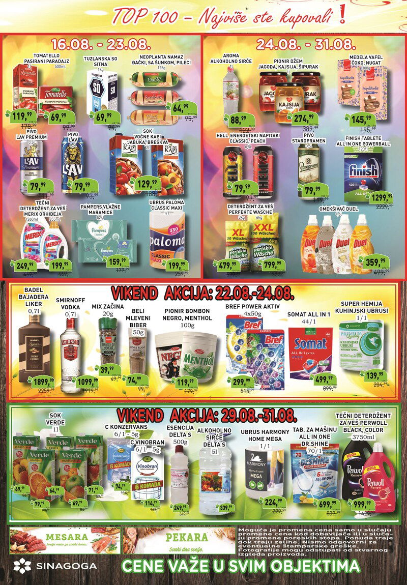 Sinagoga katalog akcija
