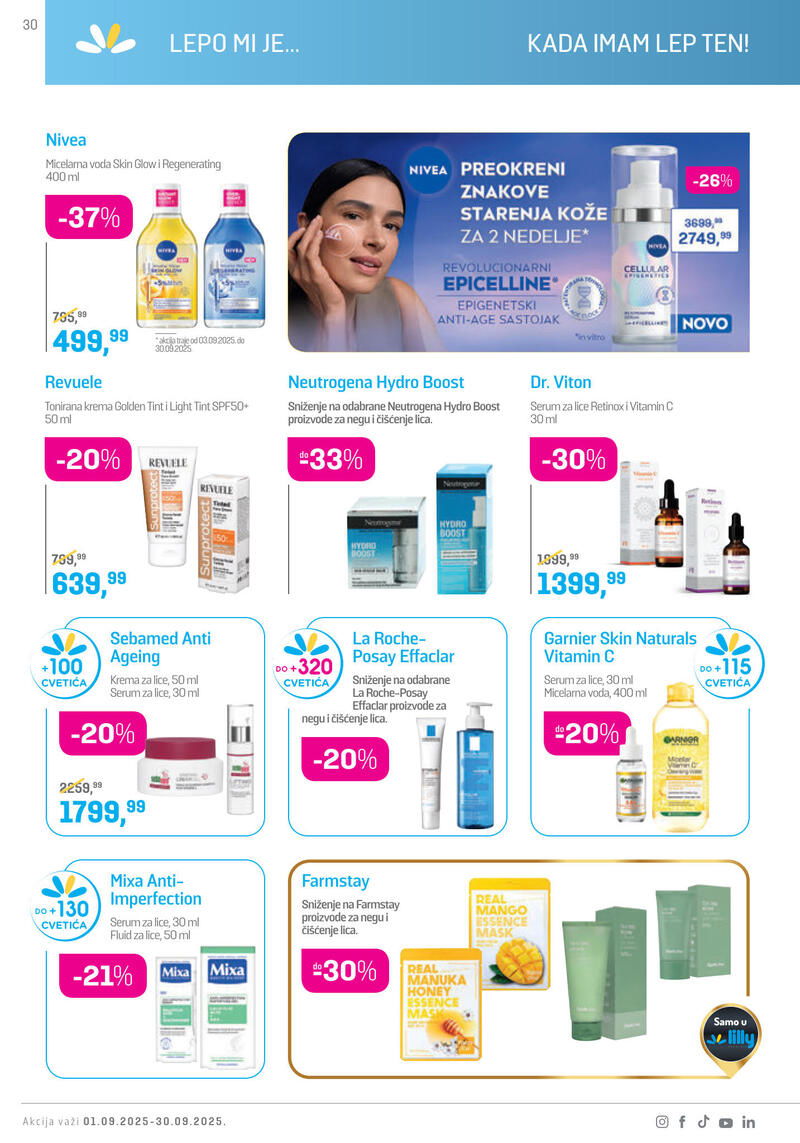 Lilly Drogerie katalog akcija