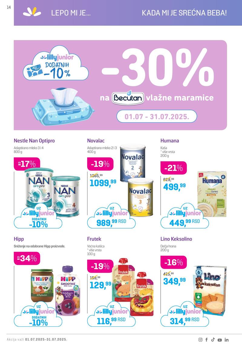 Lilly Drogerie katalog akcija