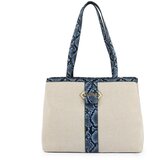 Valentino By Mario Valentino ženska torba GIGANTE-VBS3XP0 plava | krem  cene