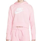 Nike duks za devojčice G Nsw Club Ft Crop Hoodie Hbr Dc7210-663  cene