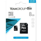 Team Group MICRO SDHC 8GB CLASS 10+SD Adapter TUSDH8GCL1003 memorijska kartica  cene
