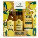 The Body Shop lovely & clean lemon hand care gift  cene