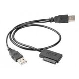 Gembird A-USATA-01 External USB to SATA adapter for Slim SATA SSD, DVD adapter  cene