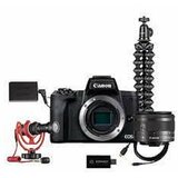 Canon fotoaparat eos M50 mark 2 + 15-45mm + premium live stream kit
