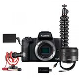 Canon eos M50 mark 2 + 15-45mm + premium live stream kit 7064
