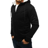 DStreet Black men's zipped hoodie BX5292  cene