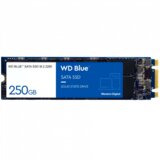 SSD WD Blue  M 2, 250GB, SATA III 6 Gb/s, 3D NAND Read/Write: 550 / 525...  cene