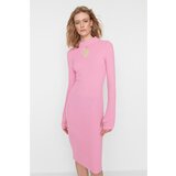 Trendyol Pink CutOut Detailed Knitwear Dress  cene