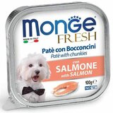 Monge fresh - losos 100gr pašteta za pse  cene