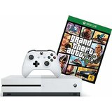 Microsoft XboxOne S 1TB bela + igrica GTA 5