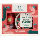 The Body Shop lather & Slather Strawberry Duo  cene