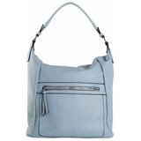 Fashionhunters Light blue women's shoulder bag with pocket  cene
