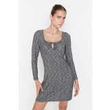 Trendyol Gray Soft Mini Knitted Dress  cene