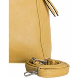 Fashionhunters Ladies' dark yellow shoulder bag with a handle  cene
