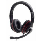 Gembird MHS-03-BKRD slušalice sa mikrofonom, 1x3.5mm black/red  cene