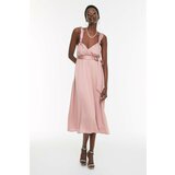 Trendyol Dried Rose Sash Detailed Dress  cene