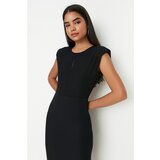 Trendyol Black Collar Detailed Waistcoat Dress  cene