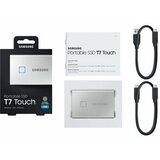 Samsung Portable T7 Touch 1TB MU-PC1T0S srebrni eksterni ssd hard disk  cene