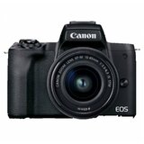 Canon EOS M50 mark 2 + 15-45mm (crni) digitalni fotoaparat  cene