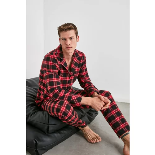 Trendyol Moška pižama - komplet Plaid