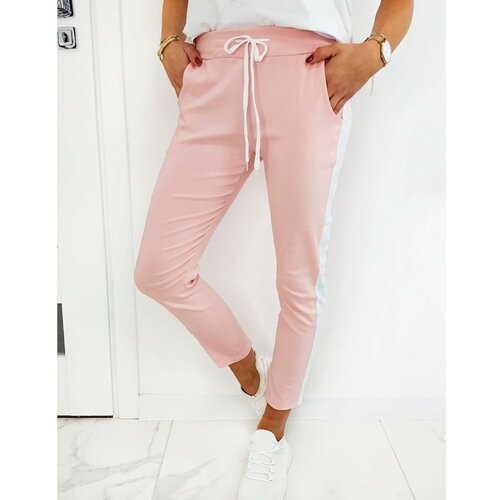 DStreet Ženske hlače SUMMER DAY pink UY0482 bijele | smeđa  Cene