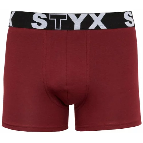 STYX Children's boxers sports rubber burgundy (GJ1060)